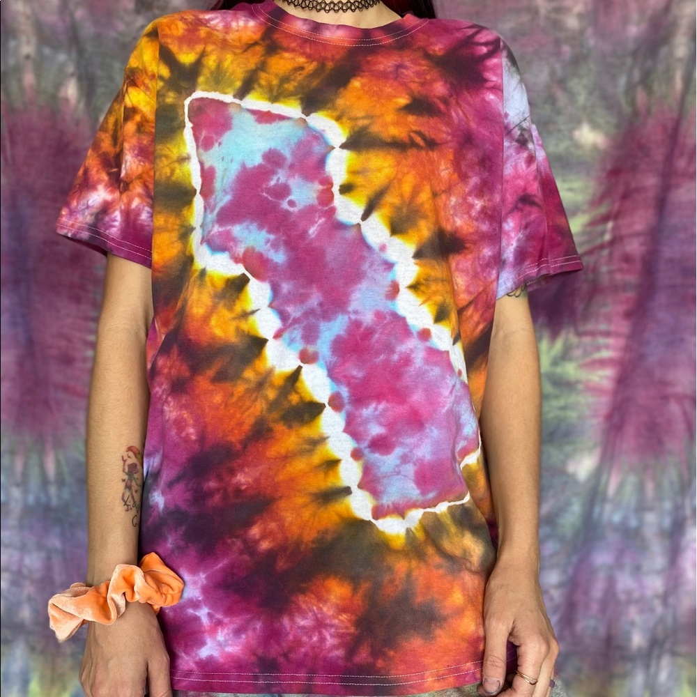 Galaxy Inspired Tie Dye Shirt